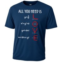 All You Need Is Love Math Vertical Cooling Performance Crew T-Shirt