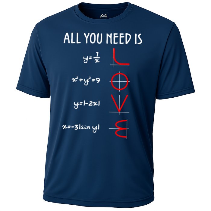 All You Need Is Love Math Vertical Cooling Performance Crew T-Shirt