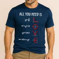 All You Need Is Love Math Vertical Cooling Performance Crew T-Shirt