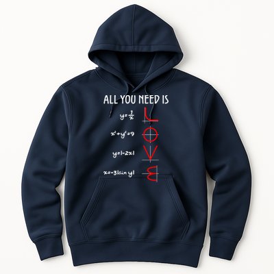 All You Need Is Love Math Vertical Hoodie