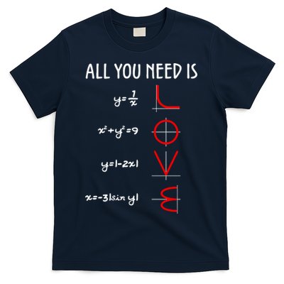 All You Need Is Love Math Vertical T-Shirt
