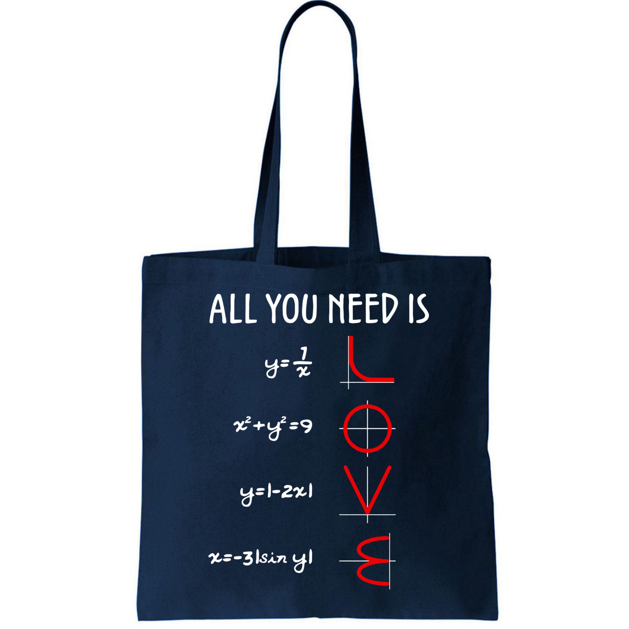 All You Need Is Love Math Vertical Bag