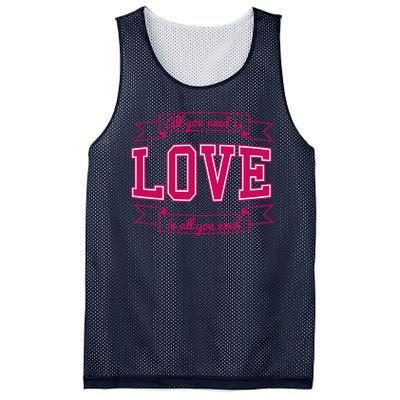 All You Need Is Love Is All You Need Mesh Reversible Basketball Jersey Tank