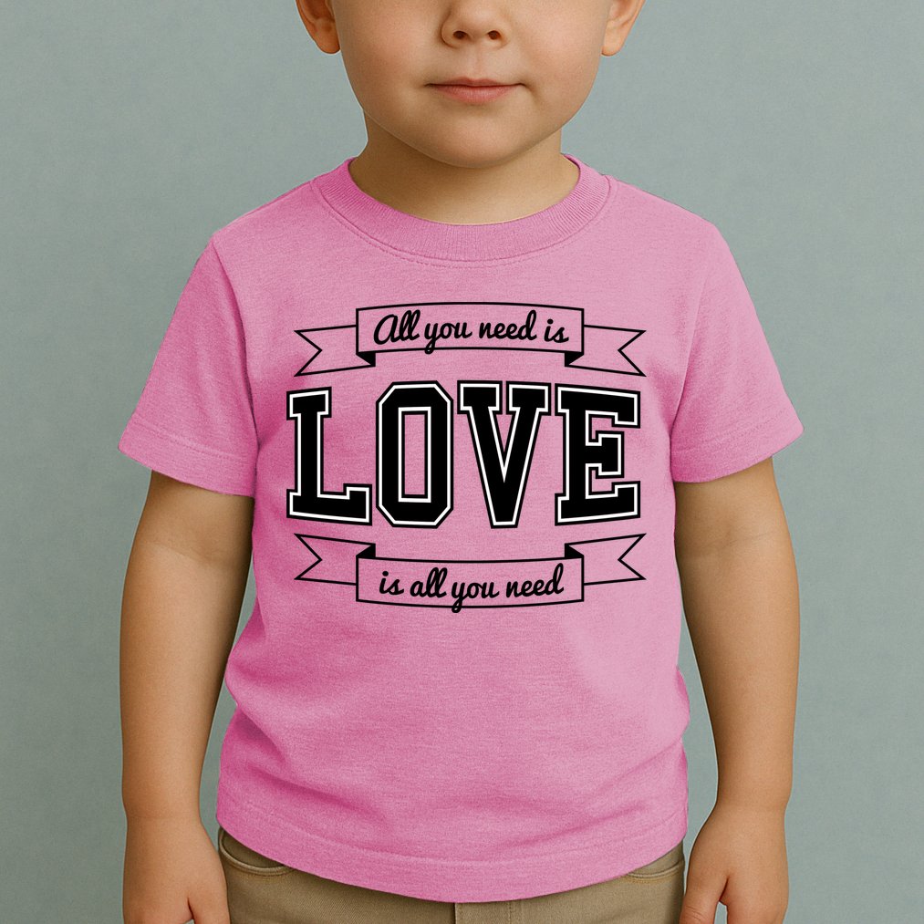 All You Need Is Love Is All You Need Toddler T-Shirt