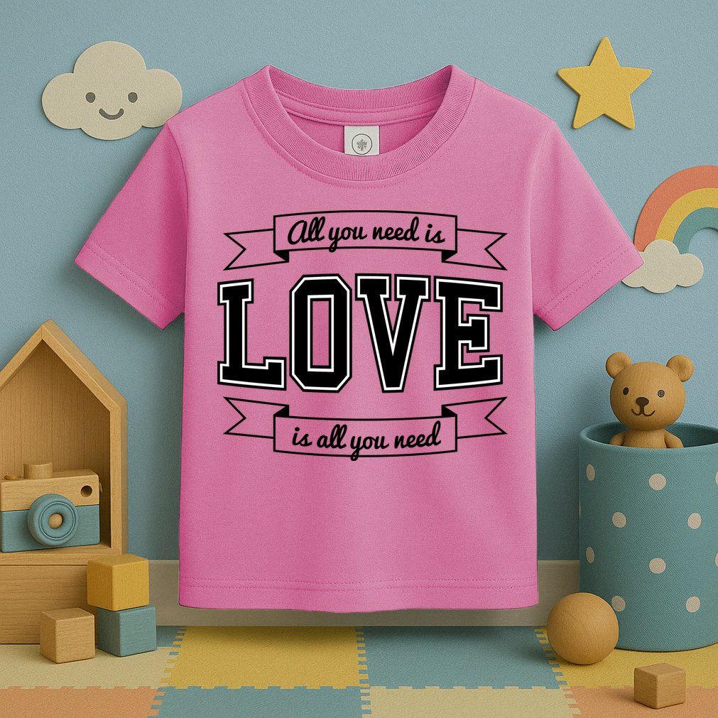 All You Need Is Love Is All You Need Toddler T-Shirt