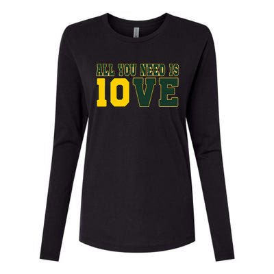 All You Need Is Love Green Bay Womens Cotton Relaxed Long Sleeve T-Shirt