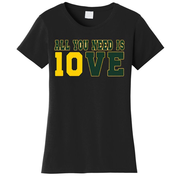 All You Need Is Love Green Bay Women's T-Shirt