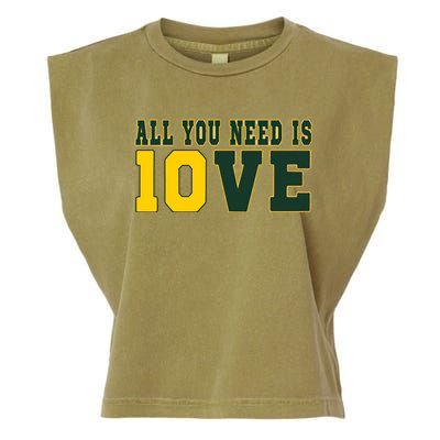 All You Need Is Love Green Bay Garment-Dyed Women's Muscle Tee