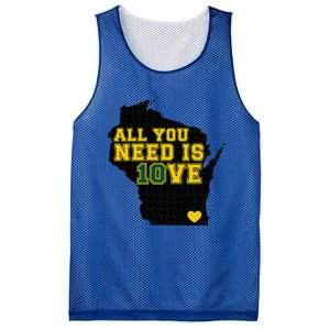 All You Need Is 10ve Mesh Reversible Basketball Jersey Tank