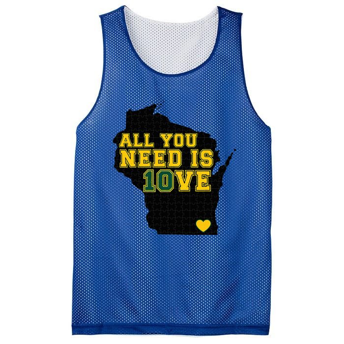 All You Need Is 10ve Mesh Reversible Basketball Jersey Tank