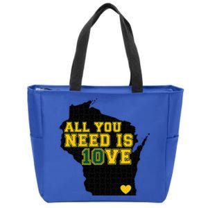 All You Need Is 10ve Zip Tote Bag