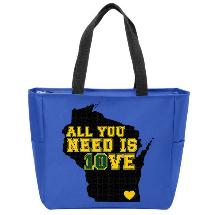 All You Need Is 10ve Zip Tote Bag