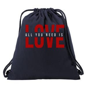 All You Need Is Love Cute Gift Drawstring Bag