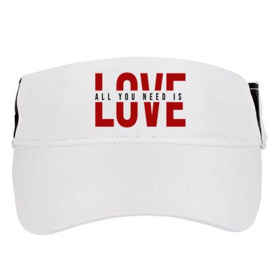All You Need Is Love Cute Gift Adult Drive Performance Visor