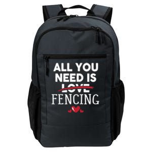 All You Need Is Fencing Valentine Party Gift Daily Commute Backpack