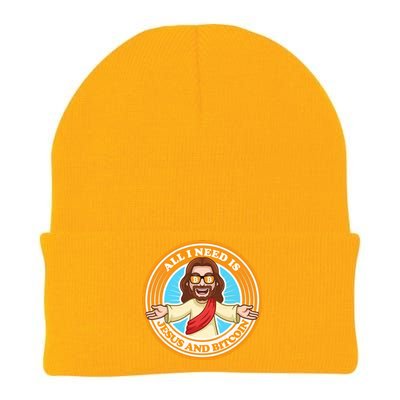 All You Need Is Jesus And Bitcoin Knit Cap Winter Beanie