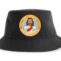 All You Need Is Jesus And Bitcoin Sustainable Bucket Hat