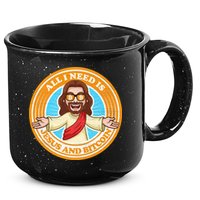 All You Need Is Jesus And Bitcoin 15oz Campfire Ceramic Mug