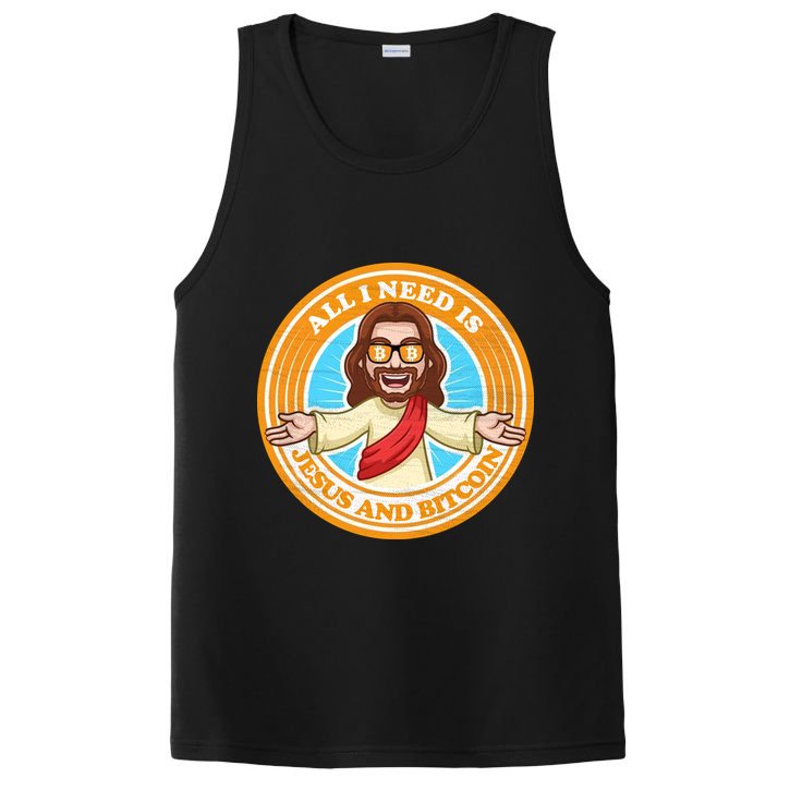 All You Need Is Jesus And Bitcoin PosiCharge Competitor Tank