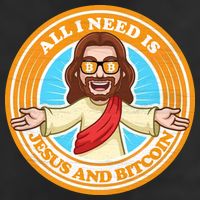 All You Need Is Jesus And Bitcoin Golf Towel