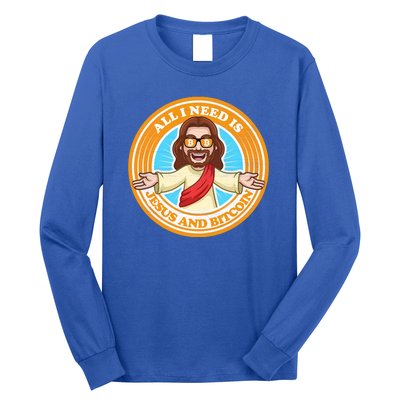 All You Need Is Jesus And Bitcoin Long Sleeve Shirt