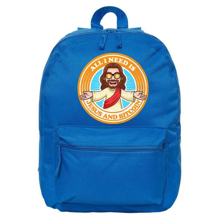 All You Need Is Jesus And Bitcoin 16 in Basic Backpack