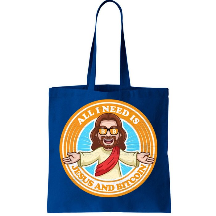 All You Need Is Jesus And Bitcoin Tote Bag