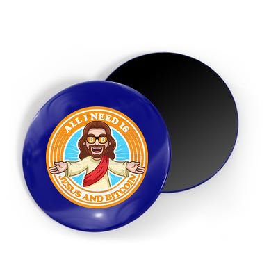 All You Need Is Jesus And Bitcoin Magnet
