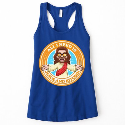 All You Need Is Jesus And Bitcoin Womens Tank Top