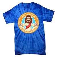 All You Need Is Jesus And Bitcoin Tie-Dye T-Shirt