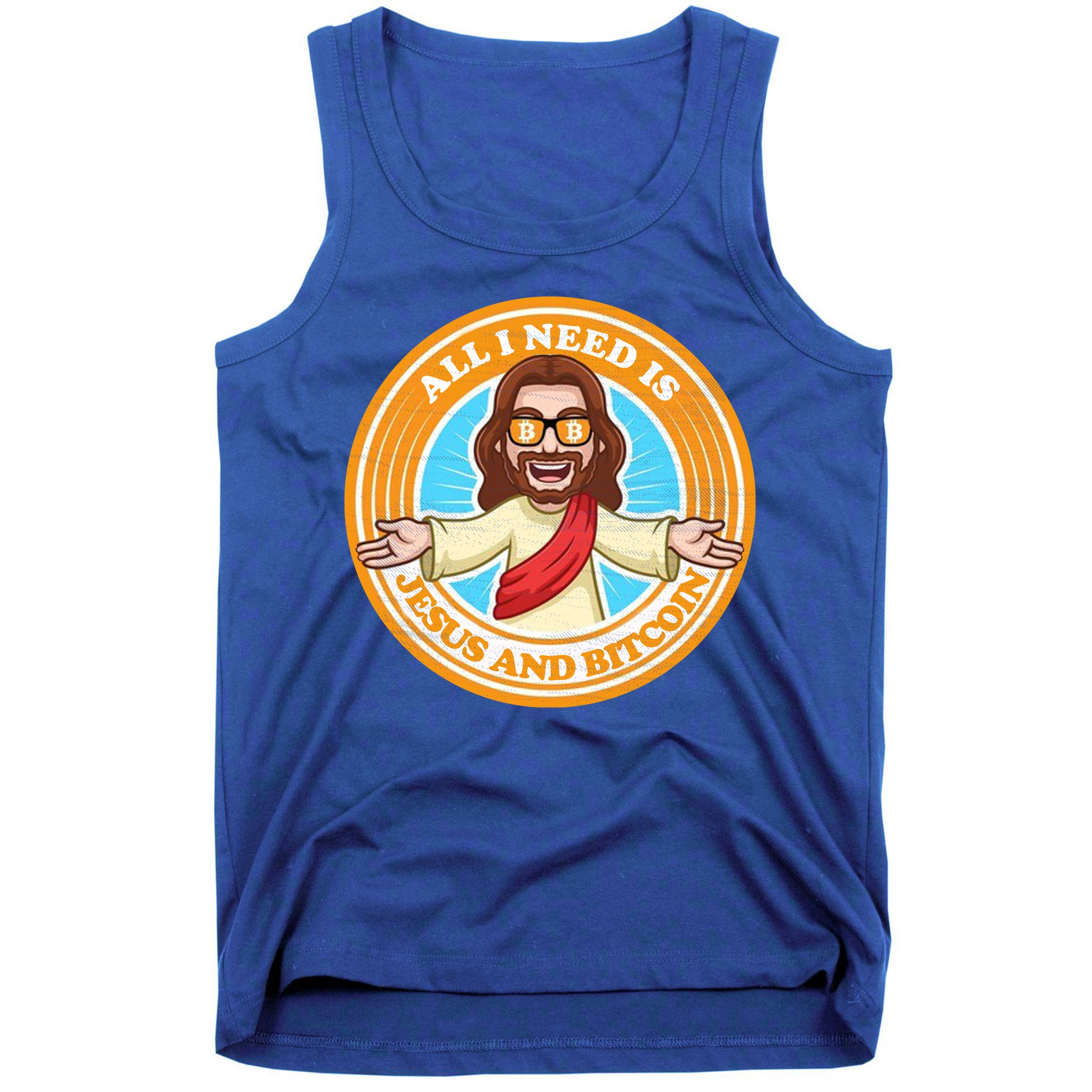 All You Need Is Jesus And Bitcoin Tank Top