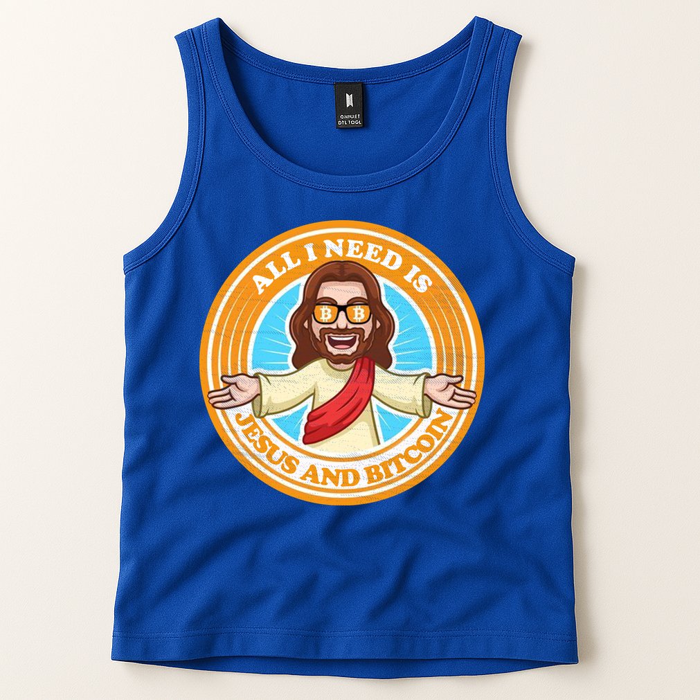 All You Need Is Jesus And Bitcoin Tank Top