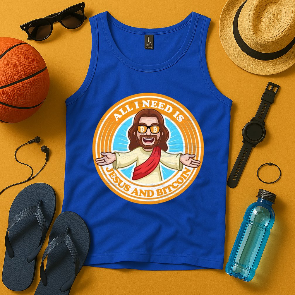 All You Need Is Jesus And Bitcoin Tank Top