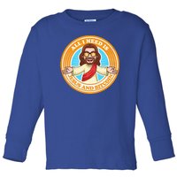 All You Need Is Jesus And Bitcoin Toddler Long Sleeve Shirt