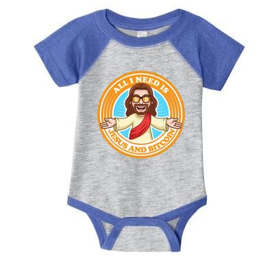 All You Need Is Jesus And Bitcoin Infant Baby Jersey Bodysuit