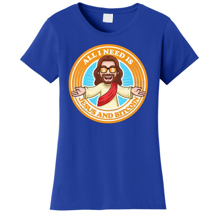 All You Need Is Jesus And Bitcoin Women's T-Shirt