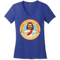 All You Need Is Jesus And Bitcoin Women's V-Neck T-Shirt