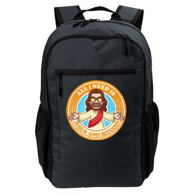 All You Need Is Jesus And Bitcoin Daily Commute Backpack