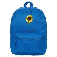 All You Need Is A Dog And Love Sunflower Paw Prints Gift 16 in Basic Backpack