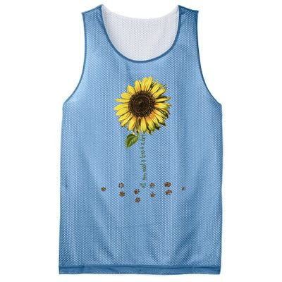 All You Need Is A Dog And Love Sunflower Paw Prints Gift Mesh Reversible Basketball Jersey Tank