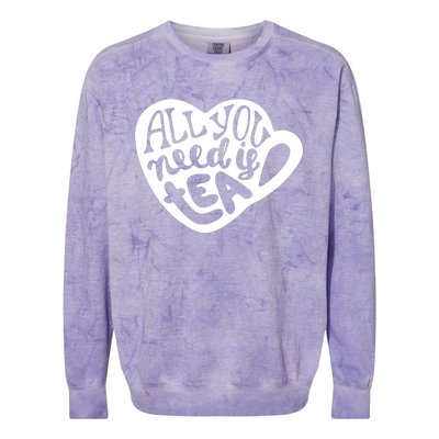 All You Need Is Tea Colorblast Crewneck Sweatshirt