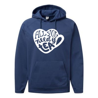 All You Need Is Tea Performance Fleece Hoodie