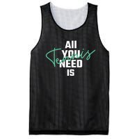 All You Need Is Tennis Love Mesh Reversible Basketball Jersey Tank