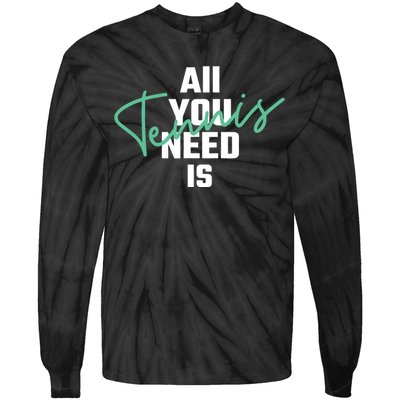 All You Need Is Tennis Love Tie-Dye Long Sleeve Shirt