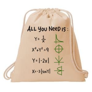 All You Need Is Love And Math Gift Drawstring Bag