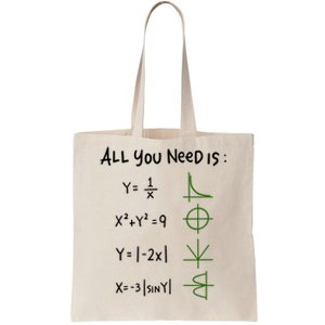 All You Need Is Love And Math Gift Tote Bag