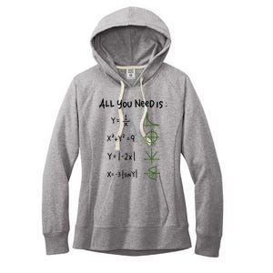 All You Need Is Love And Math Gift Women's Fleece Hoodie