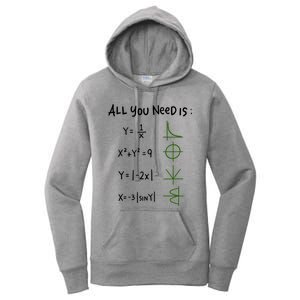 All You Need Is Love And Math Gift Women's Pullover Hoodie