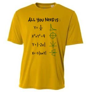 All You Need Is Love And Math Gift Cooling Performance Crew T-Shirt