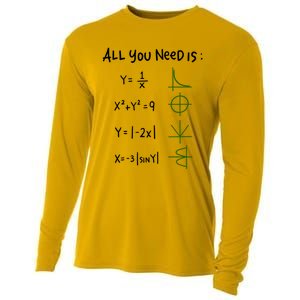 All You Need Is Love And Math Gift Cooling Performance Long Sleeve Crew